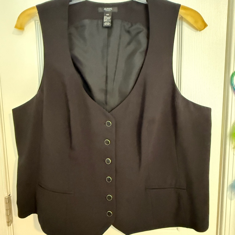 Alfani Black Women's Vest